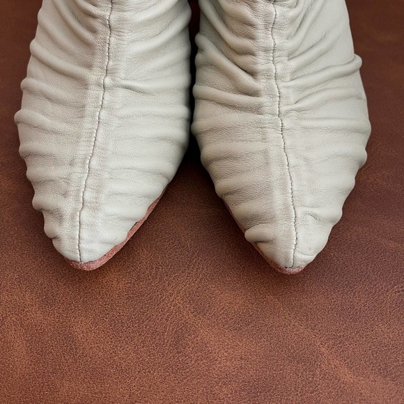 Lovely Huma Blanco mules, organic shaped elegance - Picture 7 of 10